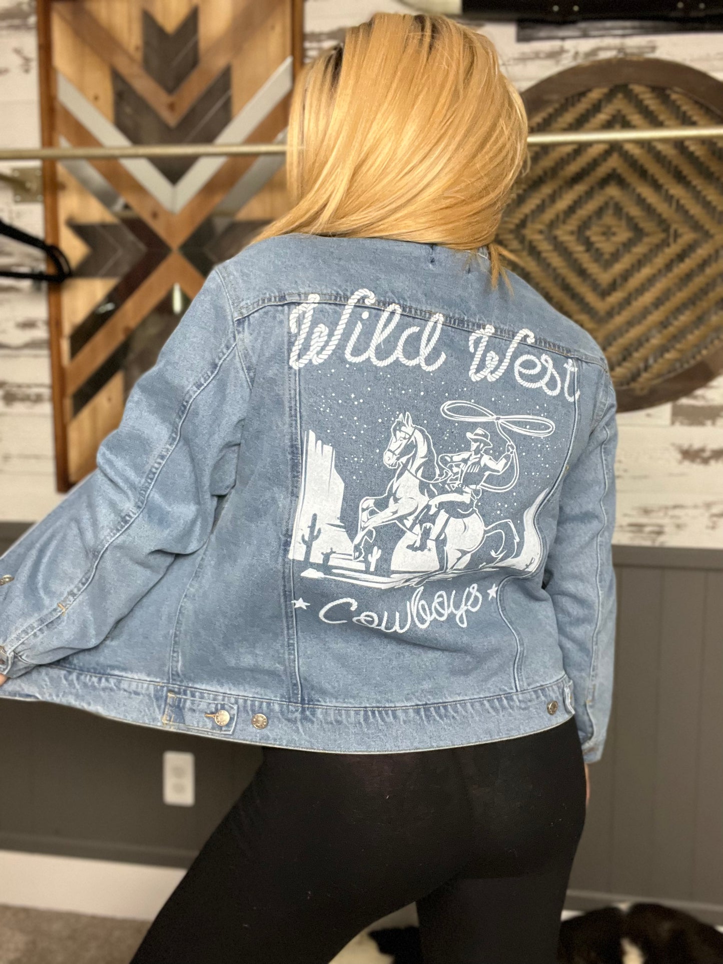 Wild West Cowboys Denim Jacket