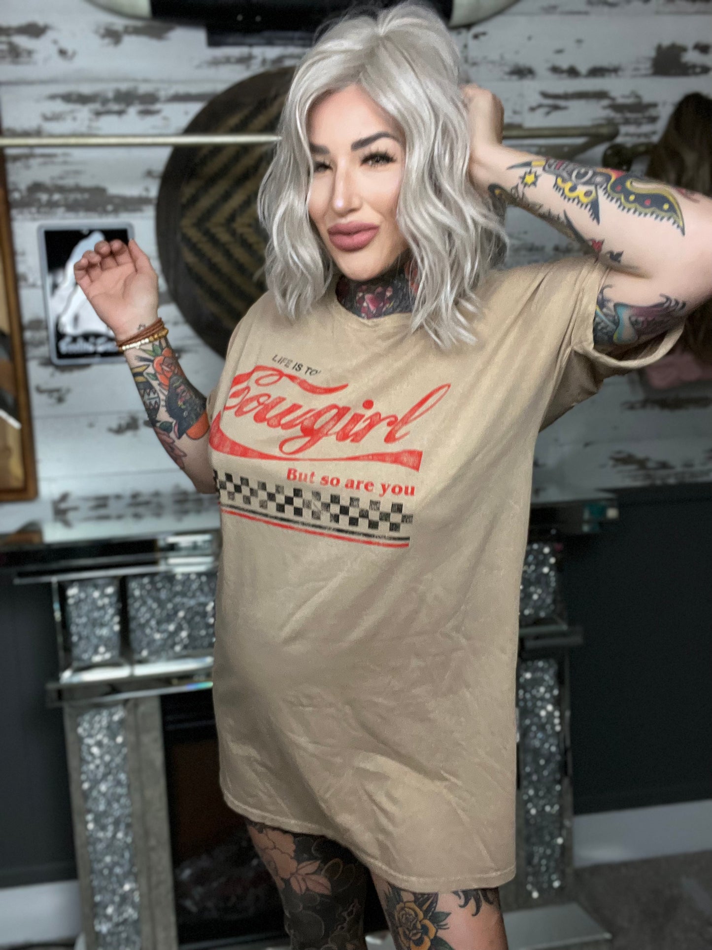 Cowgirl Cola Oversized T Shirt