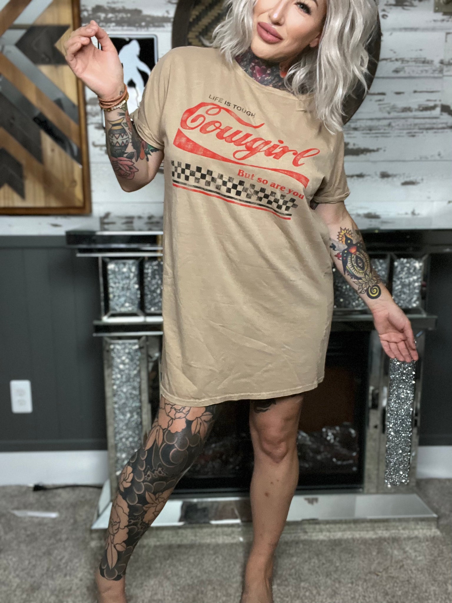 Cowgirl Cola Oversized T Shirt