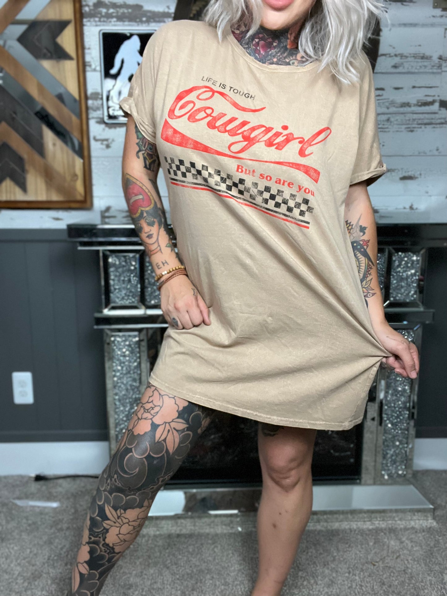 Cowgirl Cola Oversized T Shirt