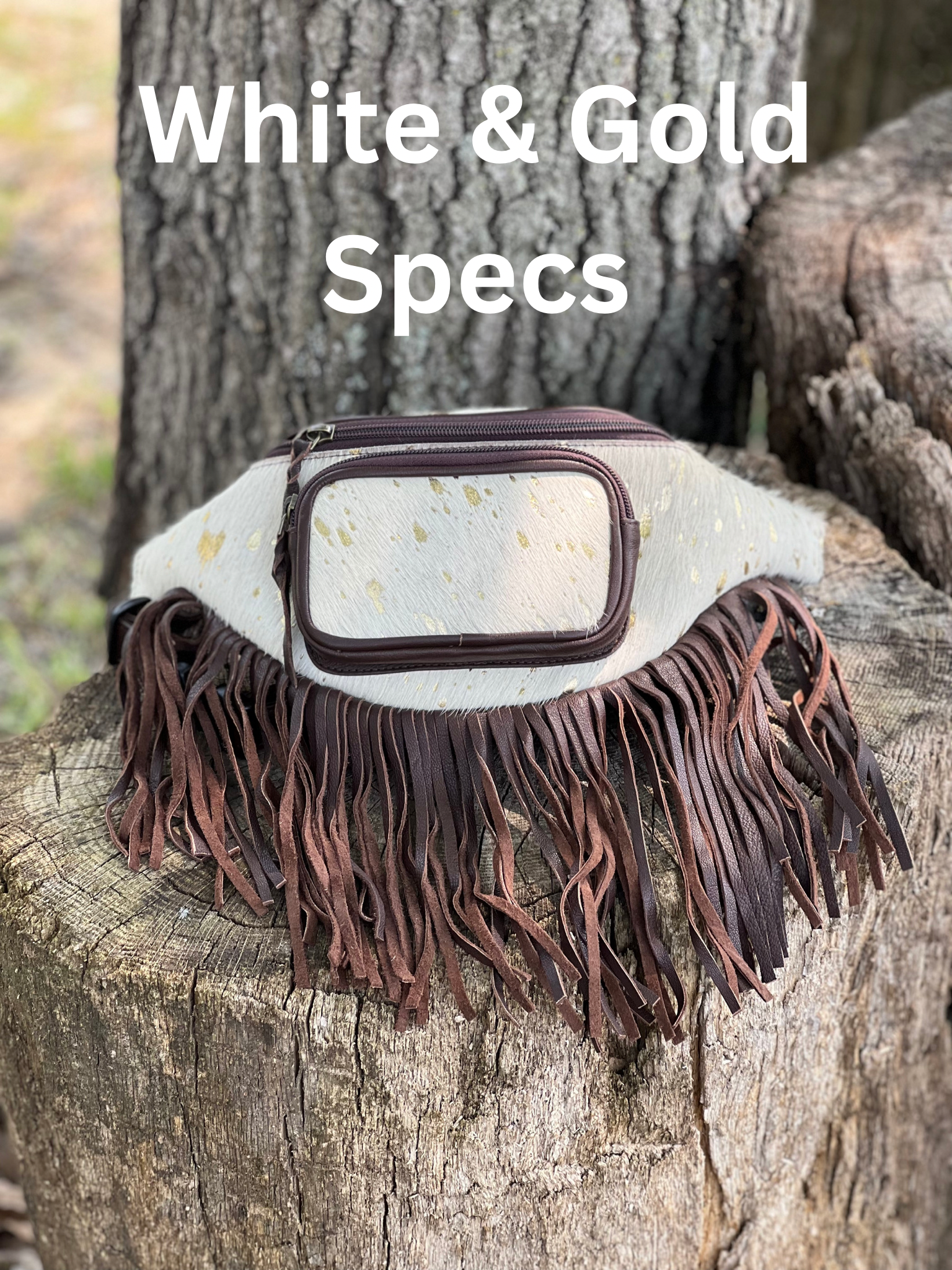 Western Cowhide Fannypack