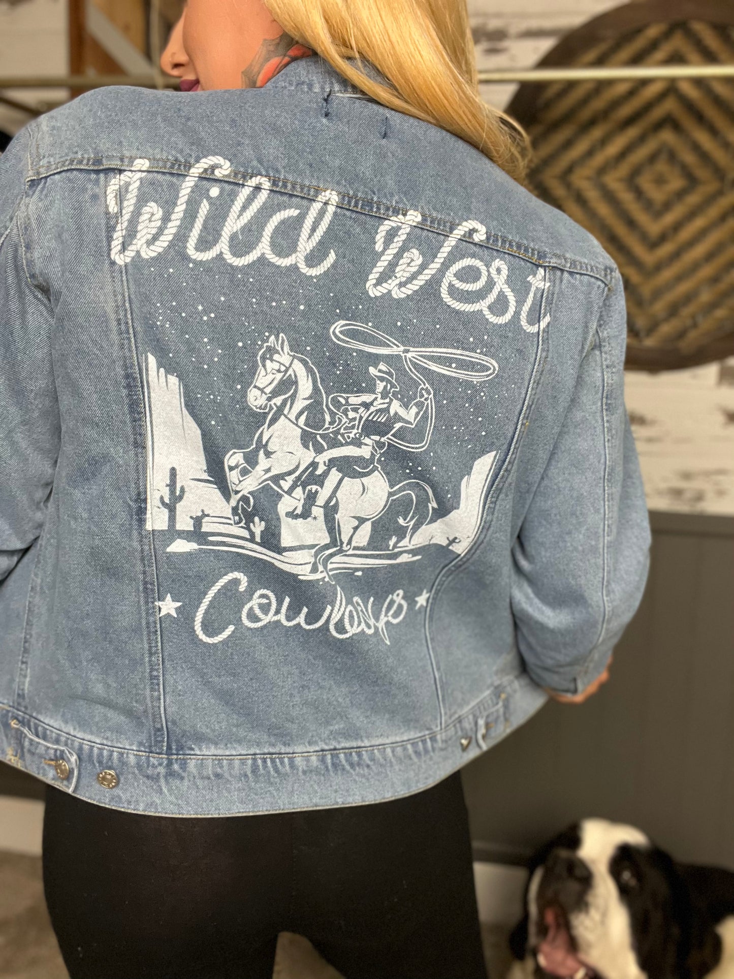 Wild West Cowboys Denim Jacket