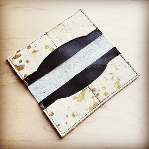 Same Intentions Hair on Hide Leather Wallet