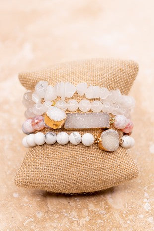 White Sand Beach Bracelet Set