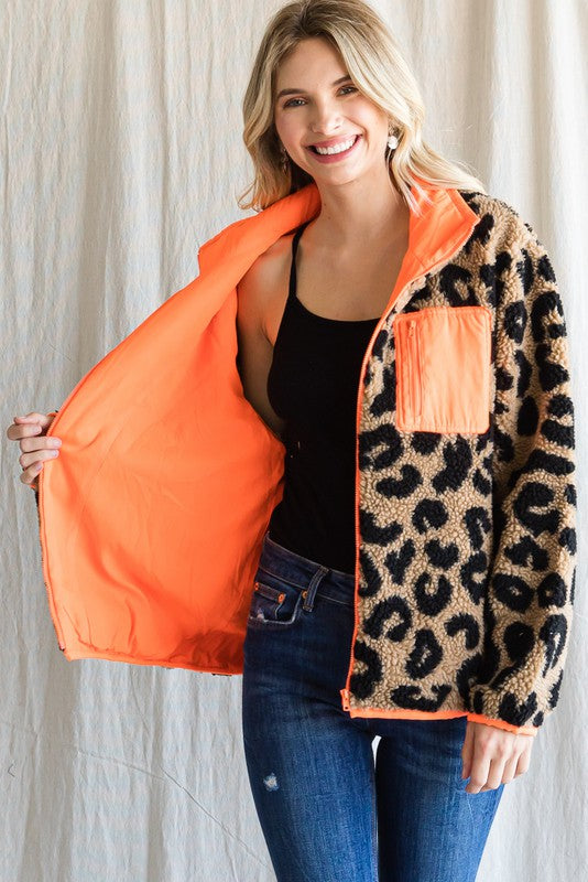 You're An Animal Leopard Fleece Jacket