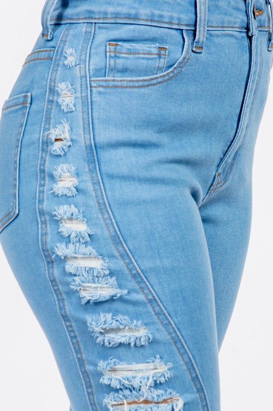 Cut Above The Rest Distressed Flare Jeans *M.A.P*