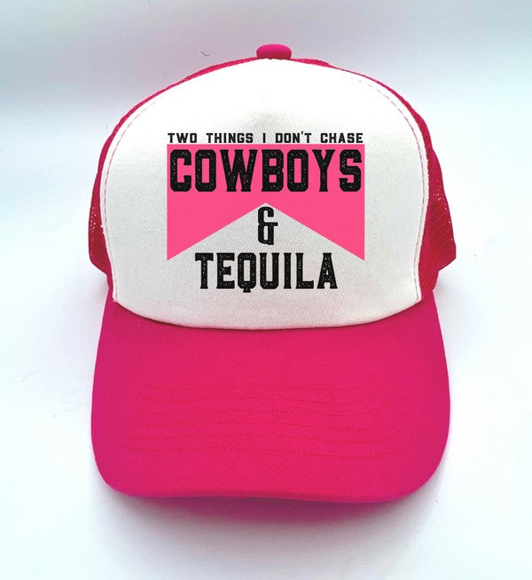 Cowboy's & Tequila Trucker Hat