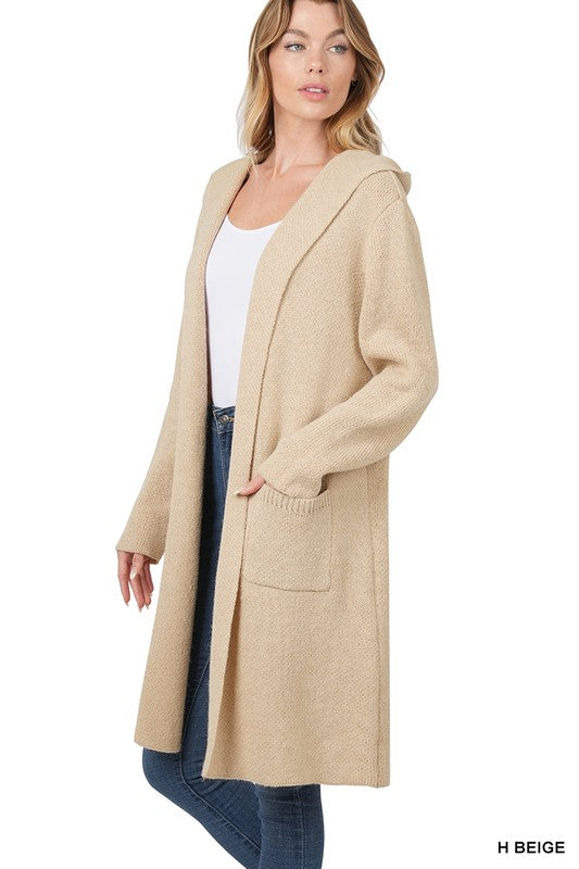Time To Chill Hooded Cardigan