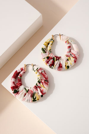 Flowers On The Wall Earrings