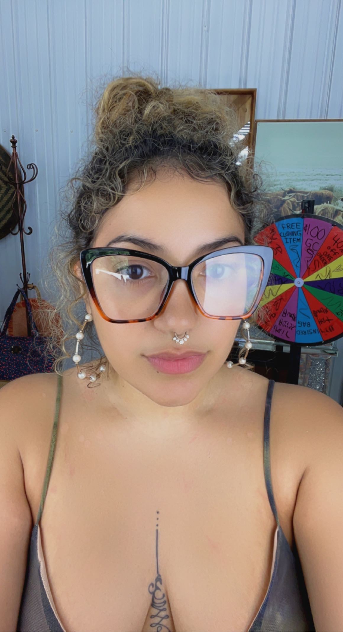 Oversized Cat Eye Bluelight Glasses