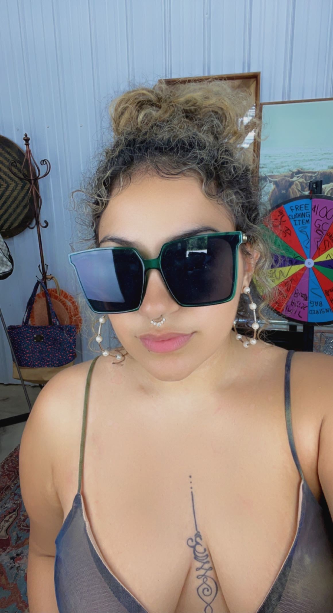 Sunny Day Thin Frame Sunglasses
