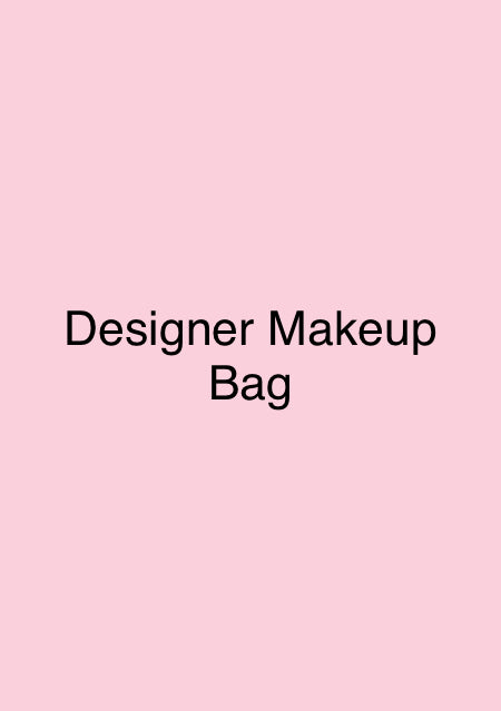 Designer Inspired Makeup Bag