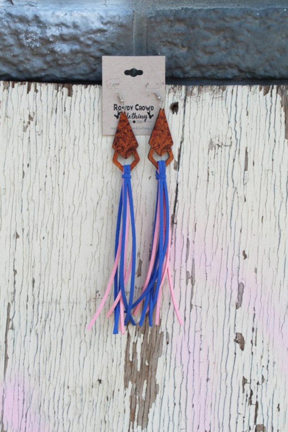 Ponderosa Leather Tassel Earrings (Various Colors)