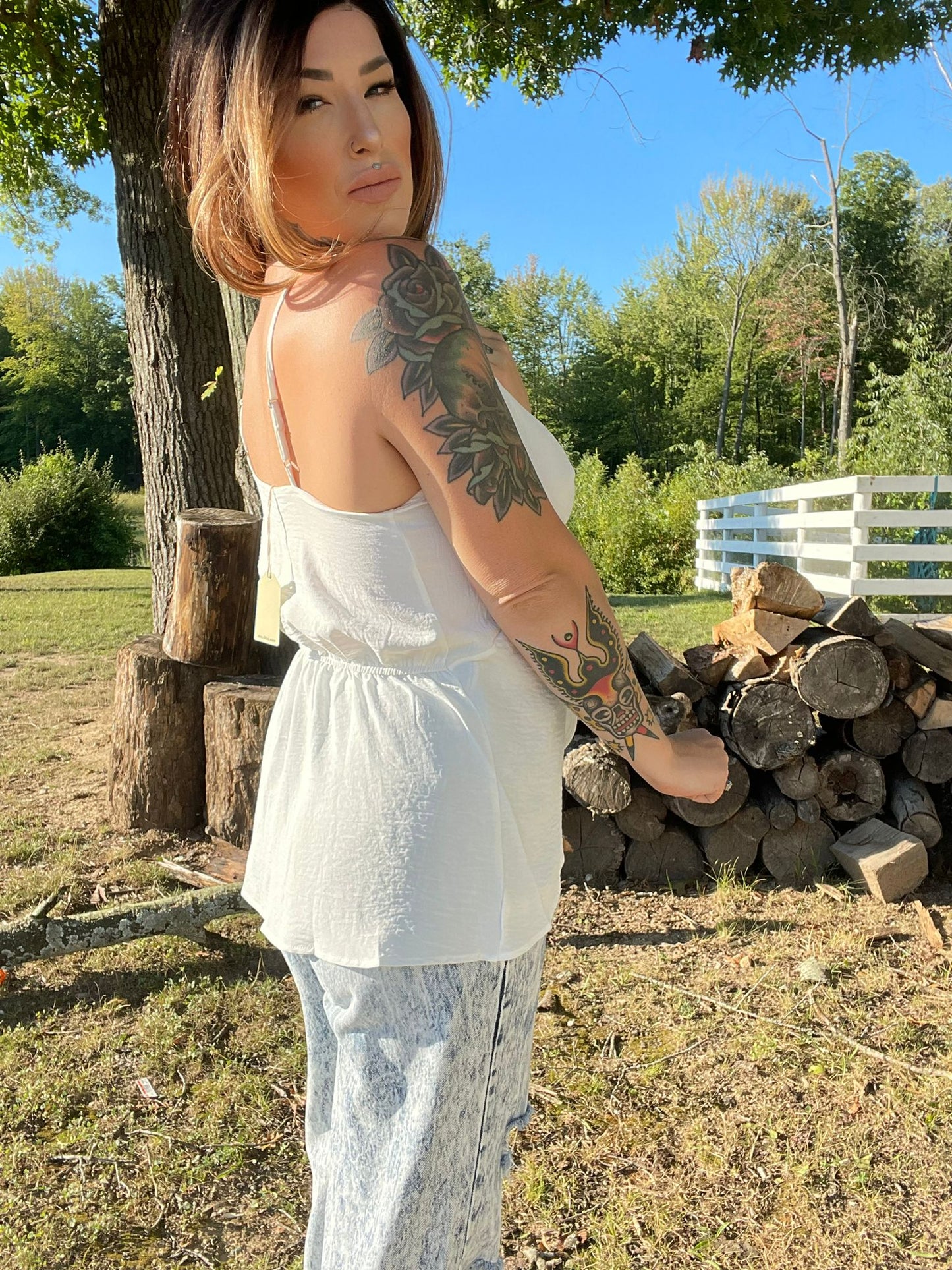 This Love Front Twist Cami