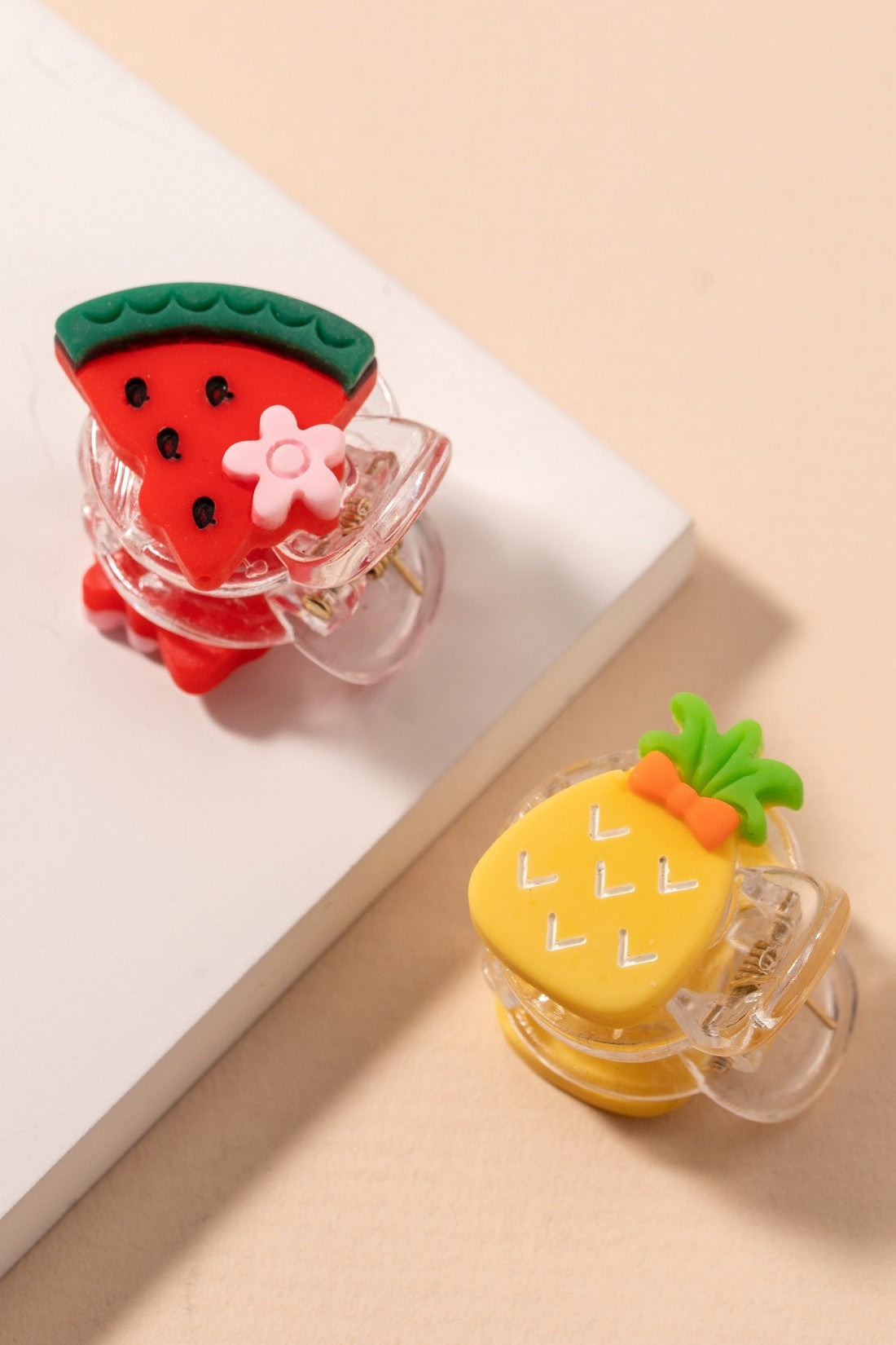 Watermelon Sugar Mini Hair Clip Set
