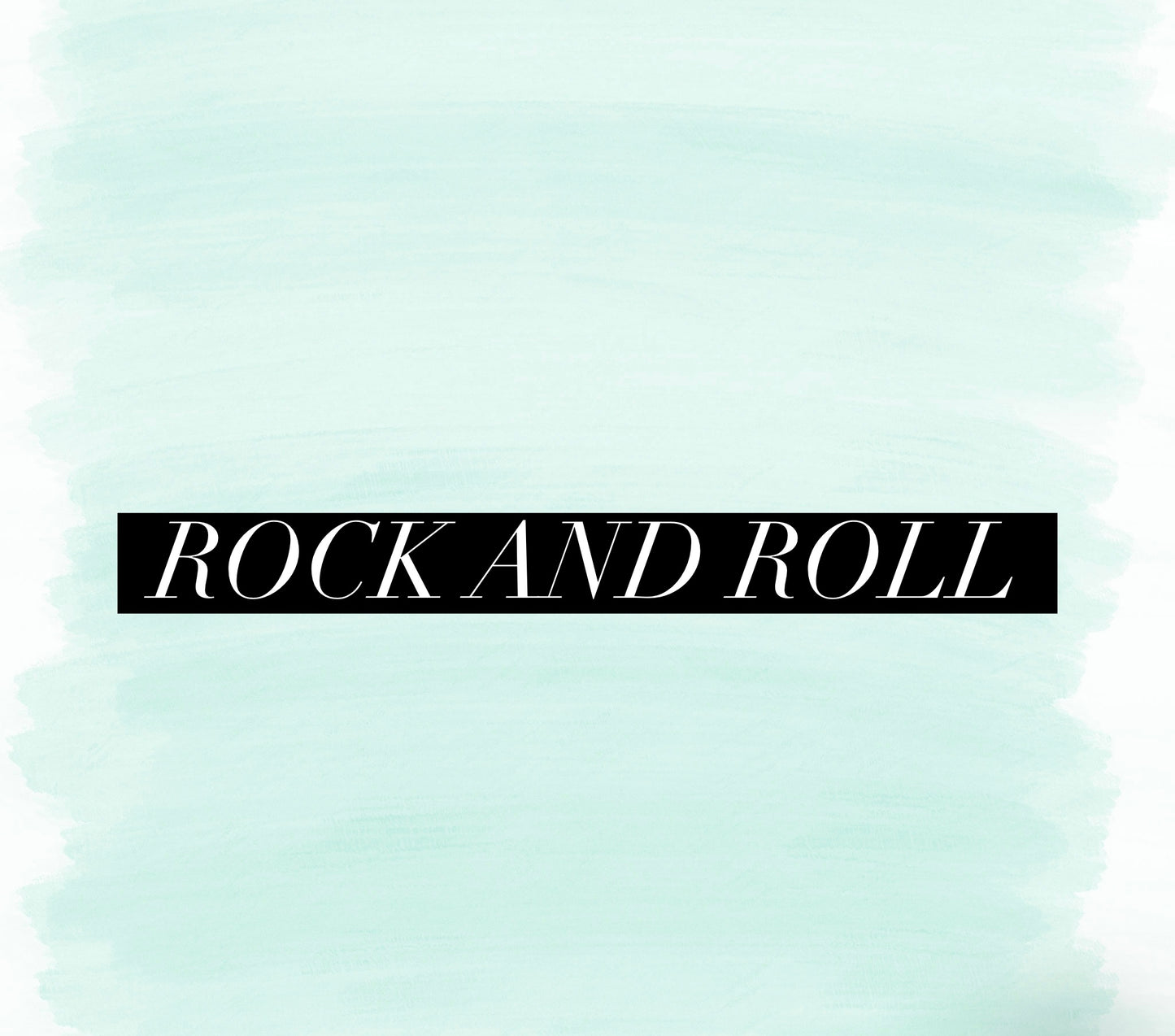 Rock and Roll (Special Order)