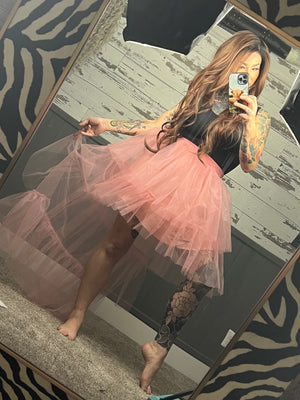 About Last Night High Low Tulle Skirt