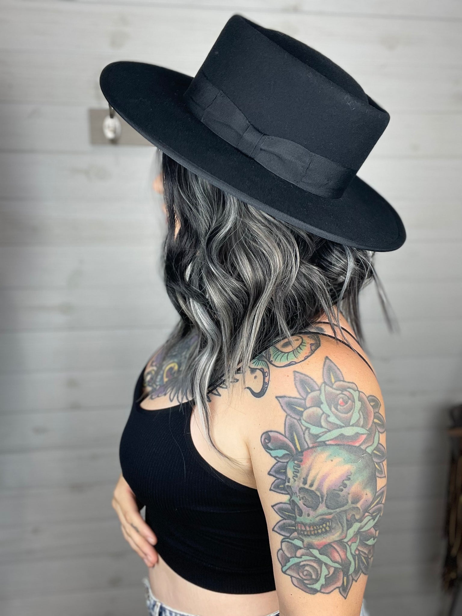Fearless Soul Stiff Brim Gambler Hat