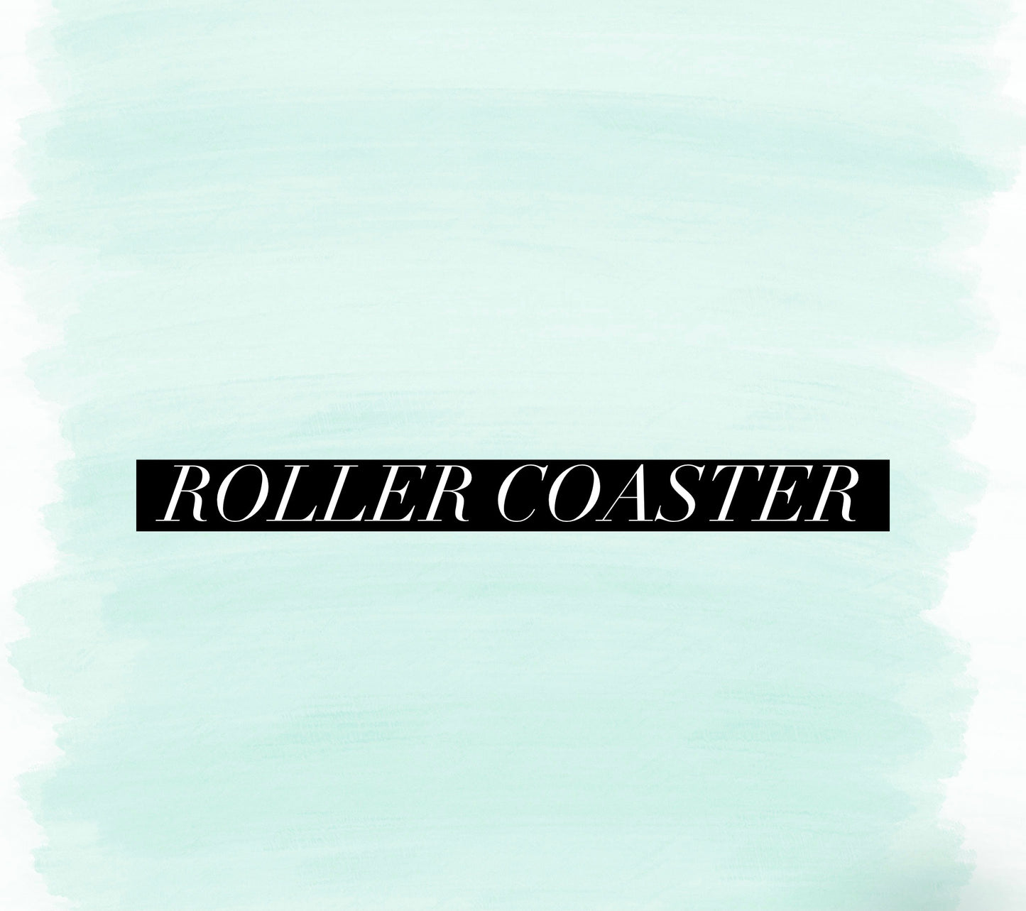 Roller Coaster (Special Order)