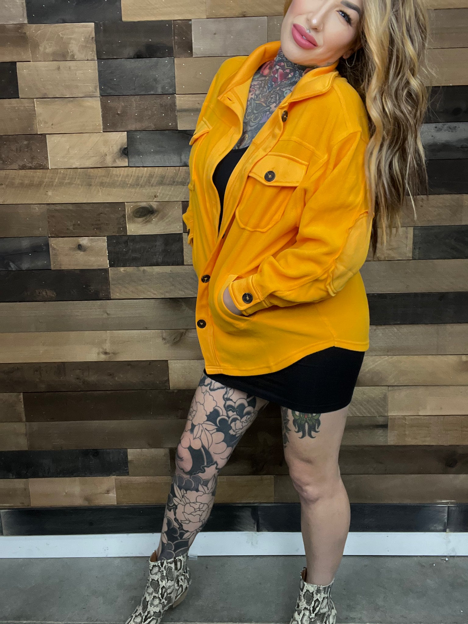 Campfire Plans Oversized Fleece Shacket