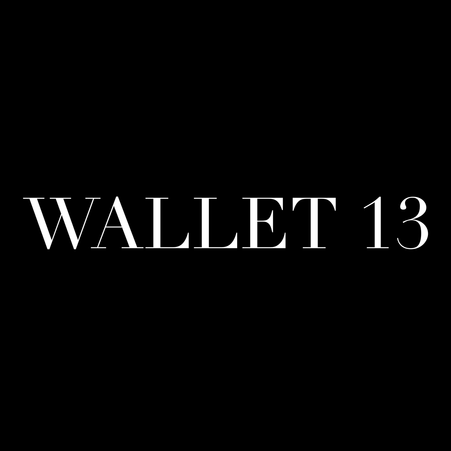Wallet 13 (Special Order)