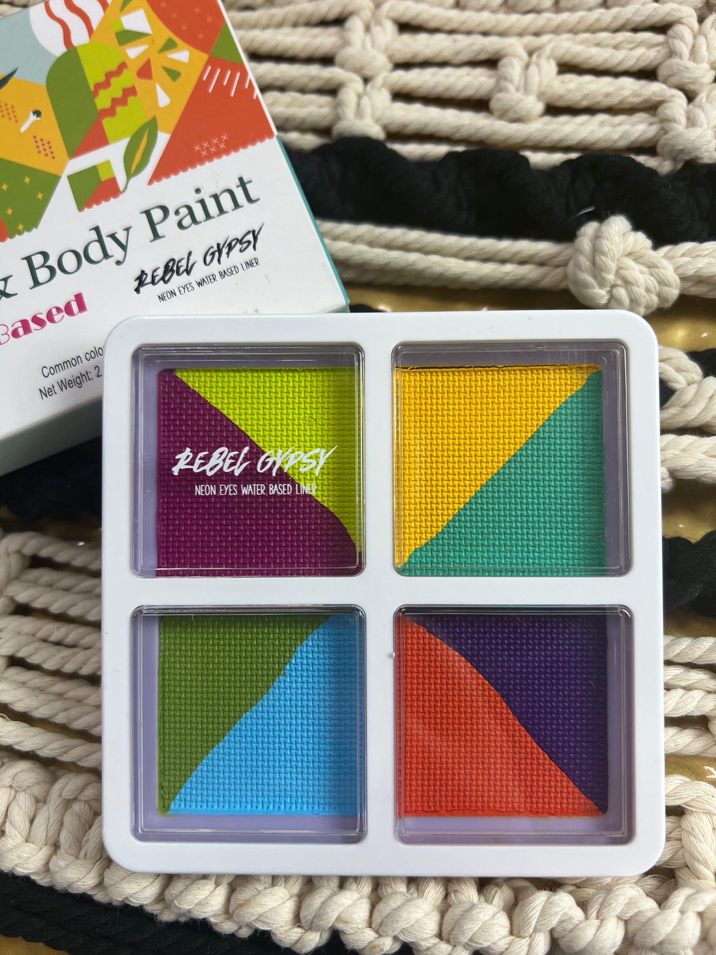 Rebel Gypsy Neon Eyes Water Based Liner Palette