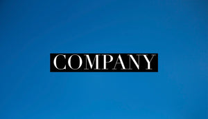 Company- NO Special Orders Once Sold Out