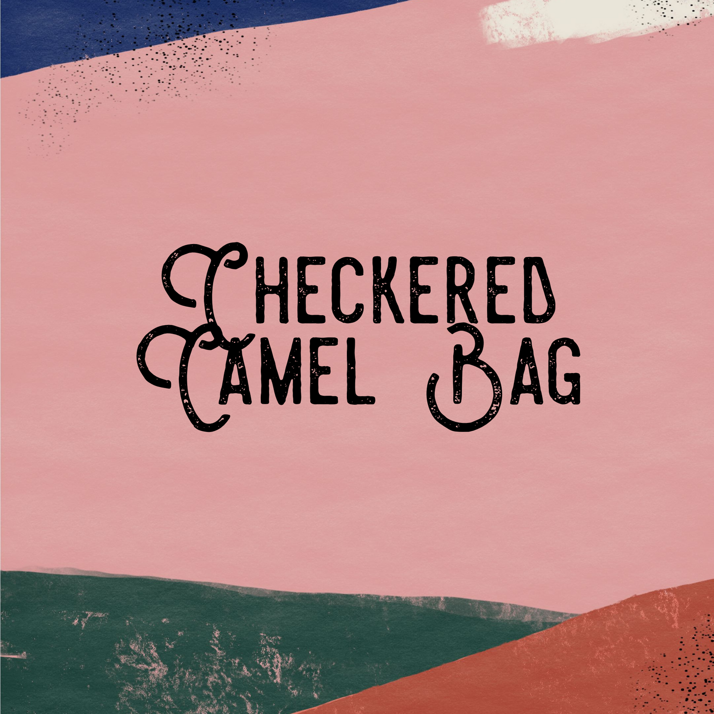 Checkered Camel Bag