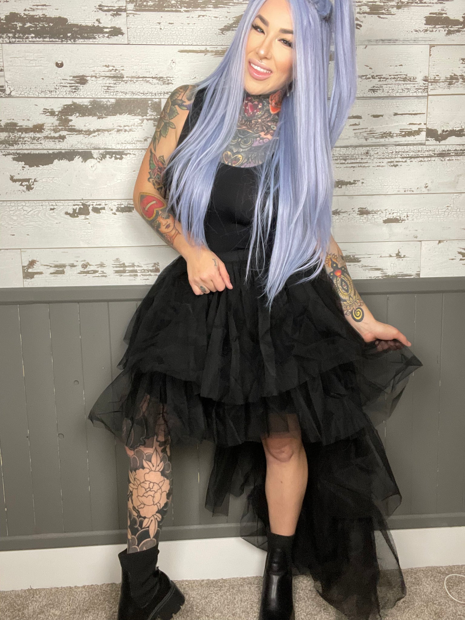 About Last Night High Low Tulle Skirt