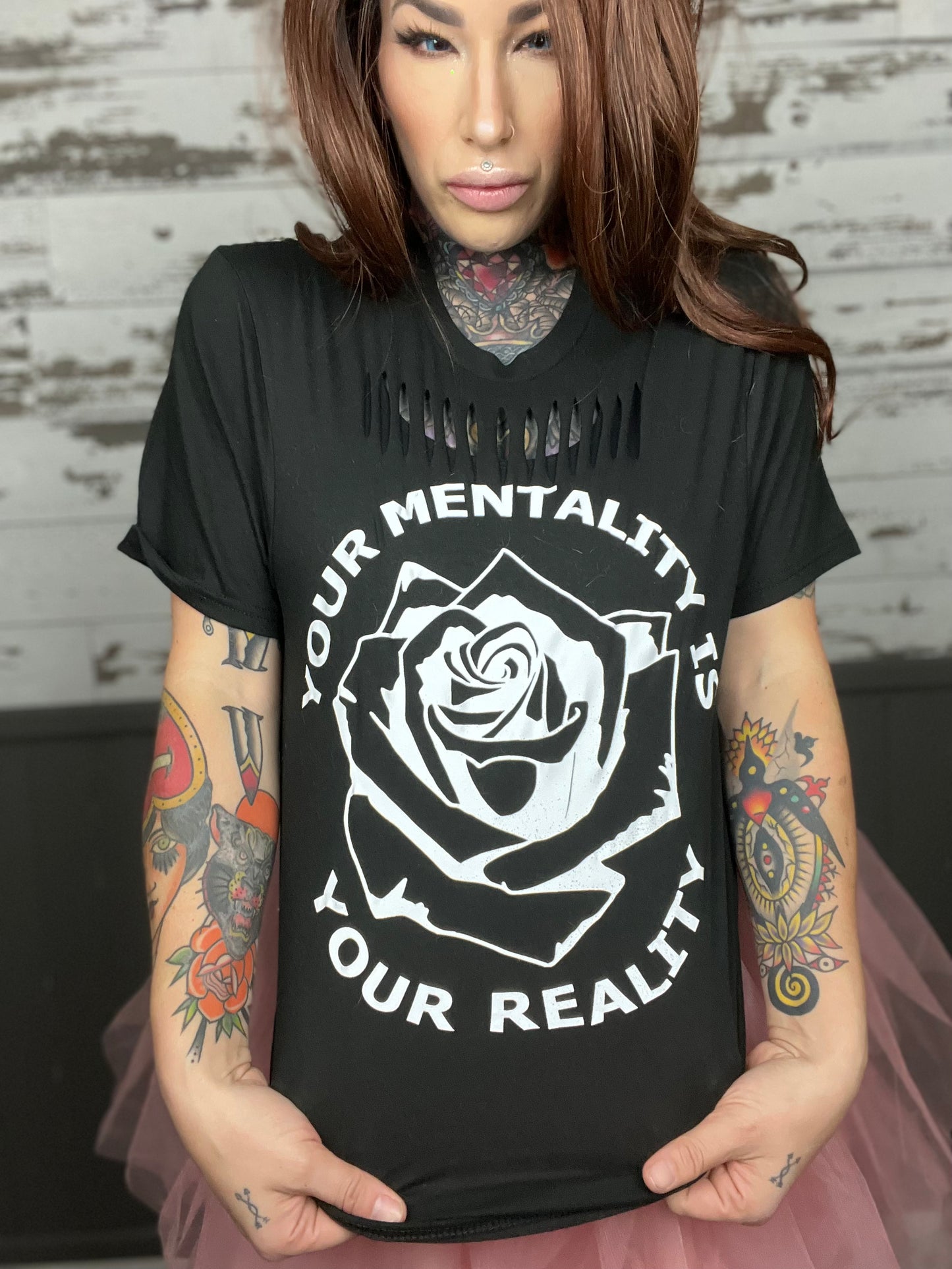Mentality Distressed Shirt