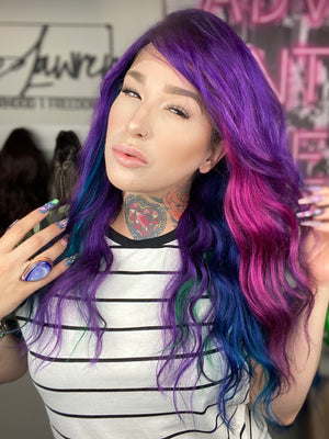 Purple Posey Custom Colored Wig - Raffle