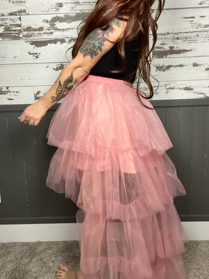 About Last Night High Low Tulle Skirt