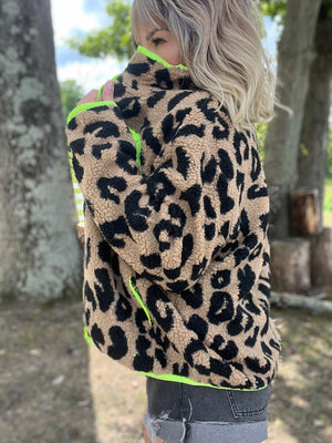 You're An Animal Leopard Fleece Jacket