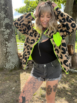 You're An Animal Leopard Fleece Jacket