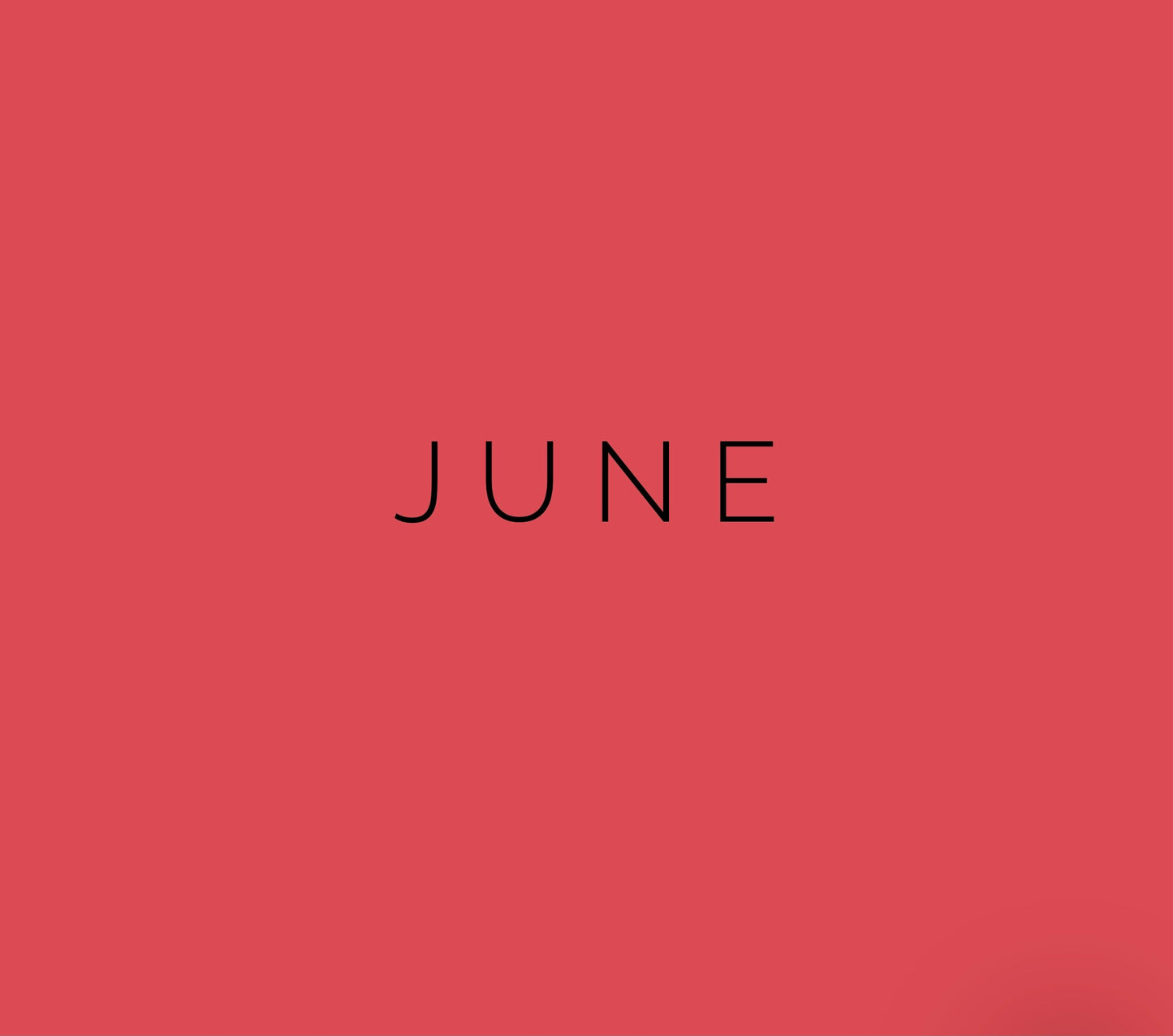 June (No Special Orders)