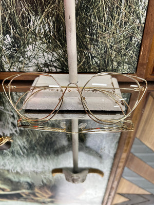Ballina Gold Frame Blue Light Glasses