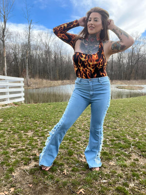 Flame Bodysuit