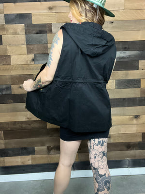 Adventure Awaits Hooded Vest (S-3X)
