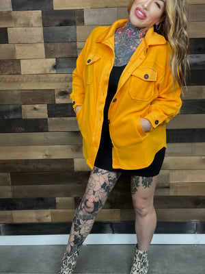 Campfire Plans Oversized Fleece Shacket