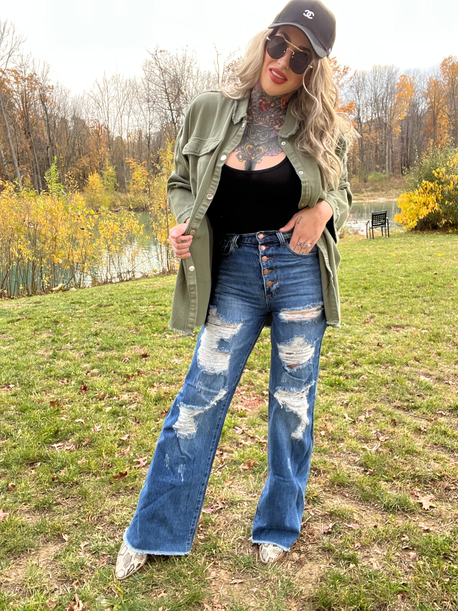Memories Faded Distressed High Rise Jeans (Vibrant M.i.U)