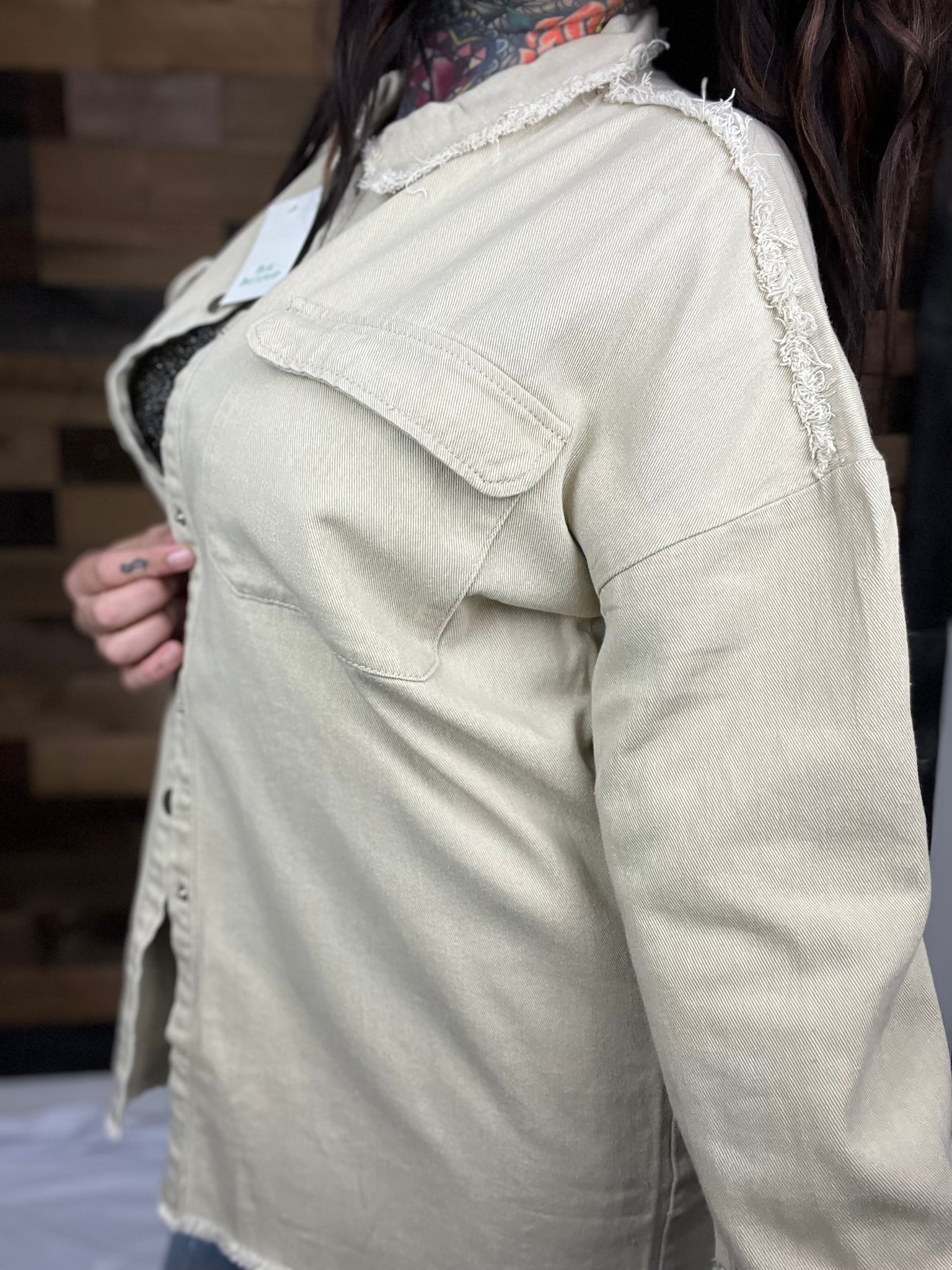 Crackin' Skulls Detailed Denim Jacket *NEW COLOR OPTION*
