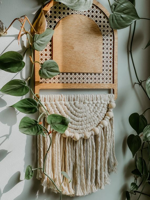 Woodworkin' Vintage Macramé Wall Decor *NEW COLOR OPTION*